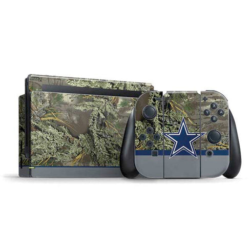 NFL Realtree Camo Dallas Cowboys Nintendo Switch Bundle Skin