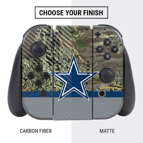 NFL Realtree Camo Dallas Cowboys Nintendo Switch Bundle Skin