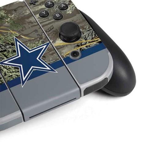NFL Realtree Camo Dallas Cowboys Nintendo Switch OLED (2021) Skin