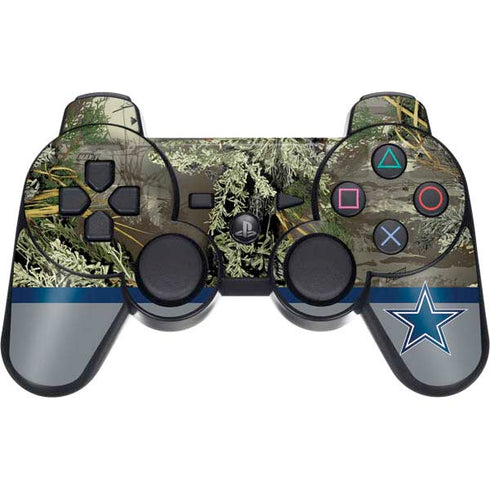 NFL Realtree Camo Dallas Cowboys PS3 Dual Shock wireless controller Skin