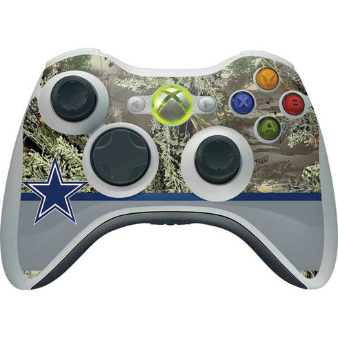 NFL Realtree Camo Dallas Cowboys Xbox 360 Wireless Controller Skin