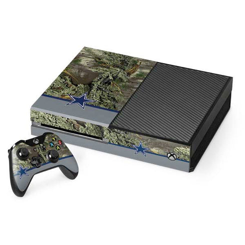 NFL Realtree Camo Dallas Cowboys Xbox One Console and Controller Bundle Skin