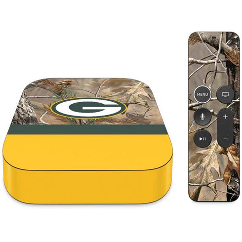 NFL Realtree Camo Green Bay Packers Apple TV Skin