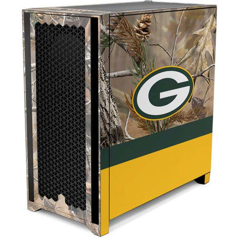 NFL Realtree Camo Green Bay Packers Corsair 4000D Tempered Glass Mid-Tower ATX Case Skin