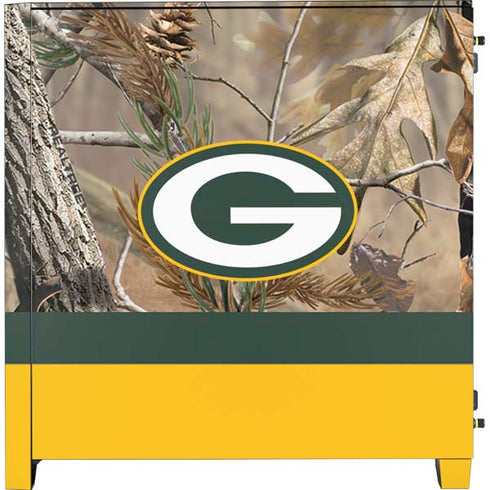 NFL Realtree Camo Green Bay Packers Corsair 4000D Tempered Glass Mid-Tower ATX Case Skin