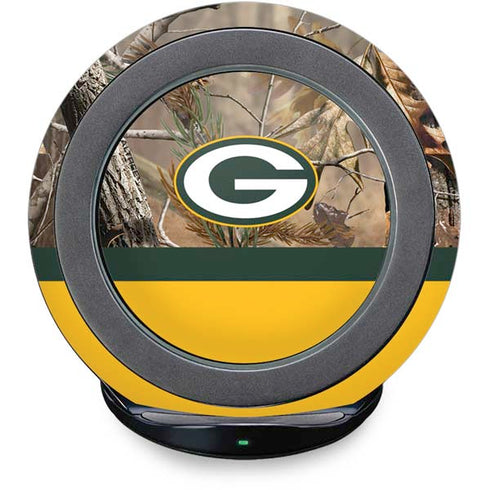 NFL Realtree Camo Green Bay Packers Fast Charge Wireless Charging Stand Skin