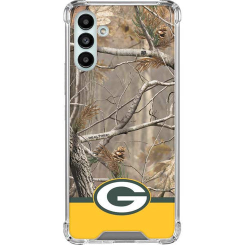 NFL Realtree Camo Green Bay Packers Galaxy A13 5G Clear Case