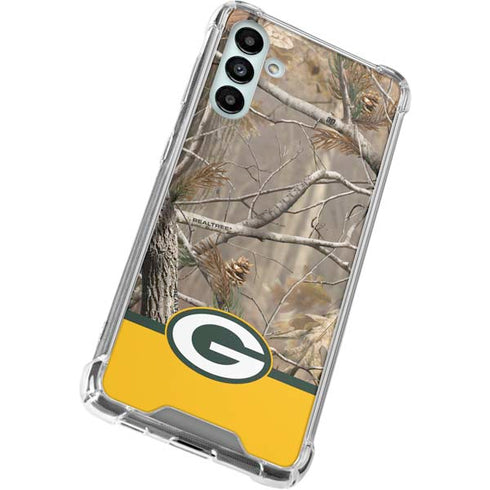 NFL Realtree Camo Green Bay Packers Galaxy A13 5G Clear Case
