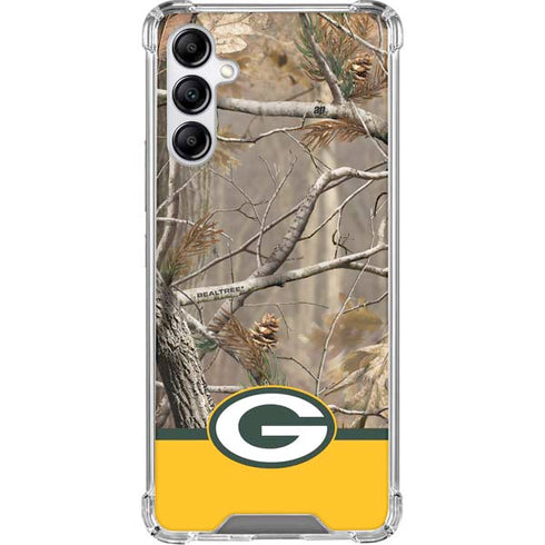 NFL Realtree Camo Green Bay Packers Galaxy A15 5G Clear Case
