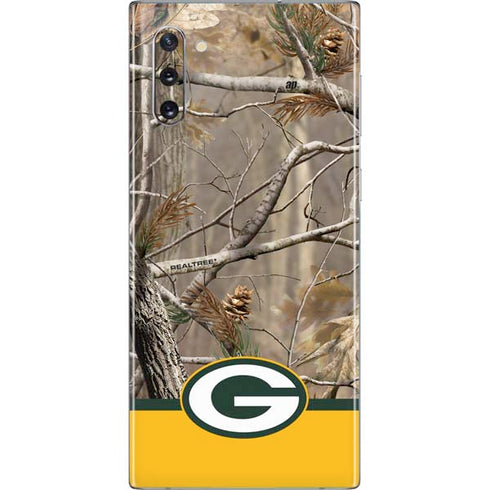 NFL Realtree Camo Green Bay Packers Galaxy Note 10 Skin