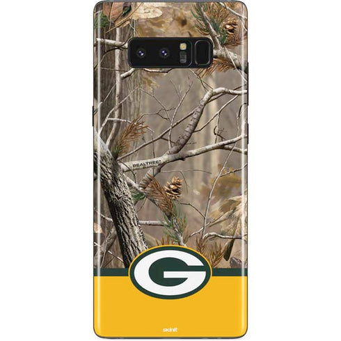 NFL Realtree Camo Green Bay Packers Galaxy Note 8 Skin