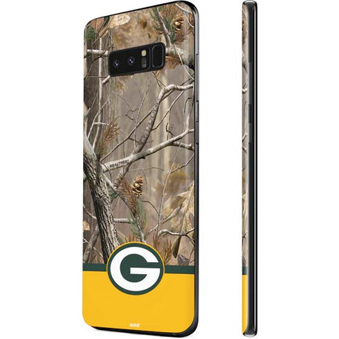 NFL Realtree Camo Green Bay Packers Galaxy Note 8 Skin