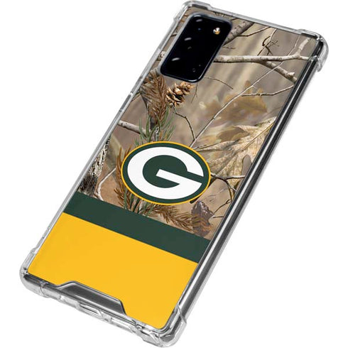 NFL Realtree Camo Green Bay Packers Galaxy Note20 5G Clear Case