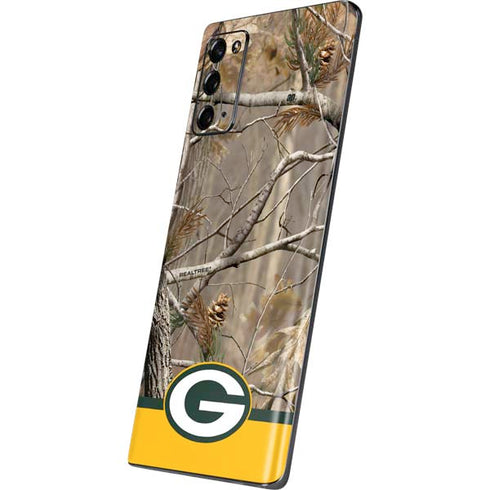 NFL Realtree Camo Green Bay Packers Galaxy Note20 5G Skin