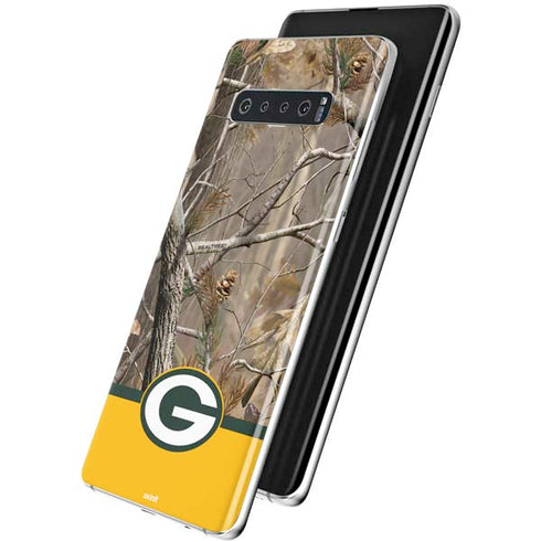 NFL Realtree Camo Green Bay Packers Galaxy S10 Skin
