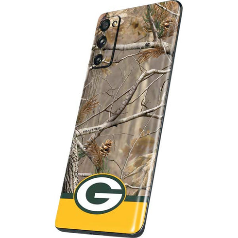 NFL Realtree Camo Green Bay Packers Galaxy S20 Fan Edition Skin