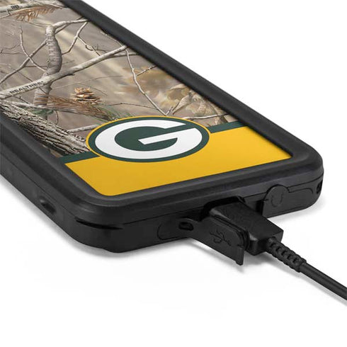 NFL Realtree Camo Green Bay Packers Galaxy S20 Plus Waterproof Case