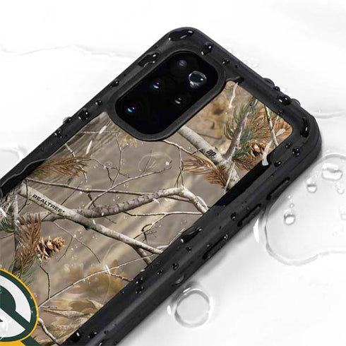 NFL Realtree Camo Green Bay Packers Galaxy S20 Plus Waterproof Case