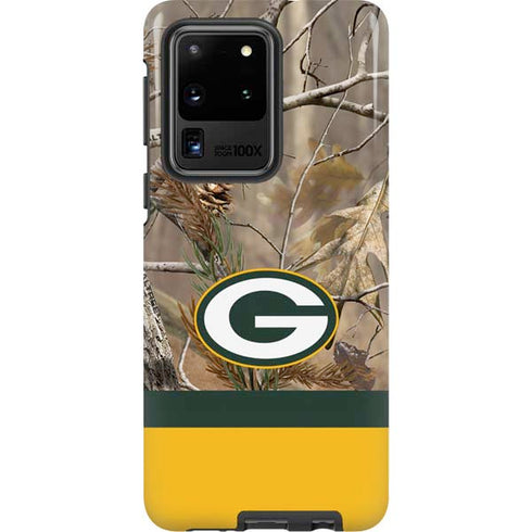 NFL Realtree Camo Green Bay Packers Galaxy S20 Ultra 5G Pro Case