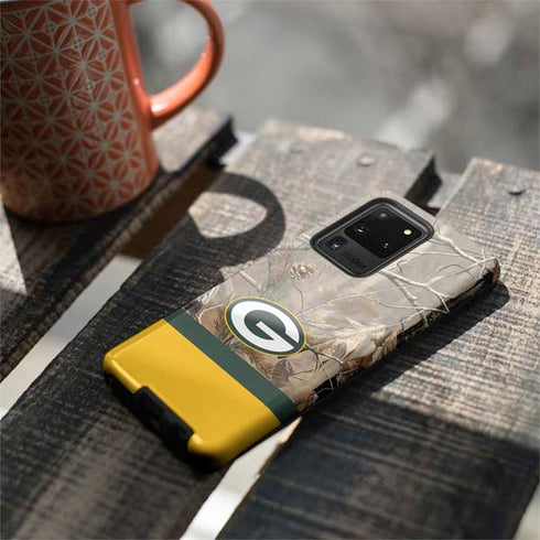 NFL Realtree Camo Green Bay Packers Galaxy S20 Ultra 5G Pro Case