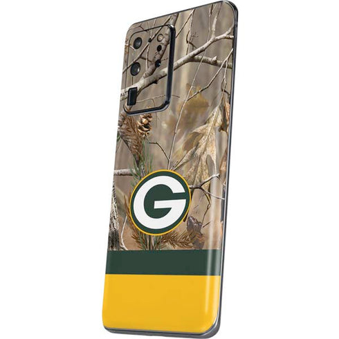 NFL Realtree Camo Green Bay Packers Galaxy S20 Ultra 5G Skin