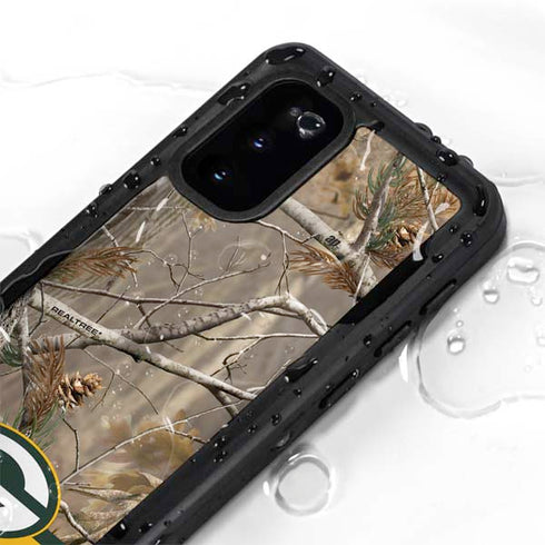 NFL Realtree Camo Green Bay Packers Galaxy S20 Waterproof Case