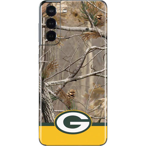 NFL Realtree Camo Green Bay Packers Galaxy S21 5G Skin