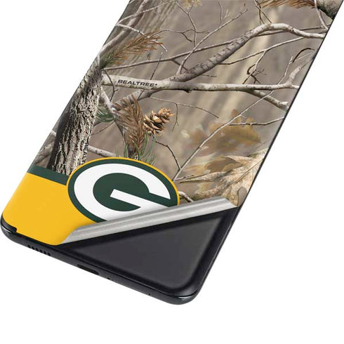 NFL Realtree Camo Green Bay Packers Galaxy S21 Plus 5G Skin