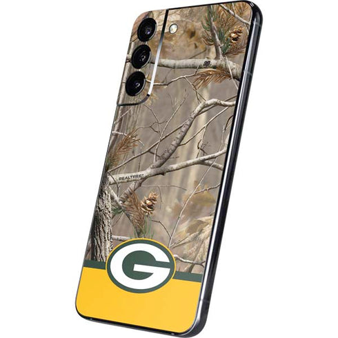 NFL Realtree Camo Green Bay Packers Galaxy S22 Plus Skin
