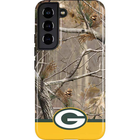 NFL Realtree Camo Green Bay Packers Galaxy S22 Pro Case