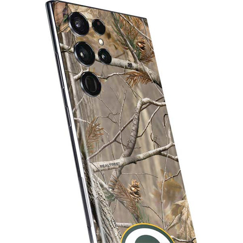NFL Realtree Camo Green Bay Packers Galaxy S22 Ultra Skin