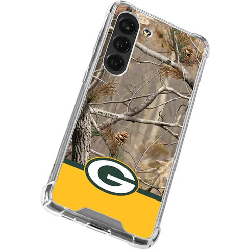 NFL Realtree Camo Green Bay Packers Galaxy S23 Clear Case
