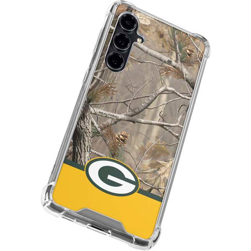 NFL Realtree Camo Green Bay Packers Galaxy S23 FE Clear Case