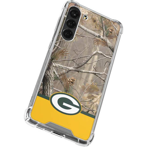 NFL Realtree Camo Green Bay Packers Galaxy S23 Plus Clear Case