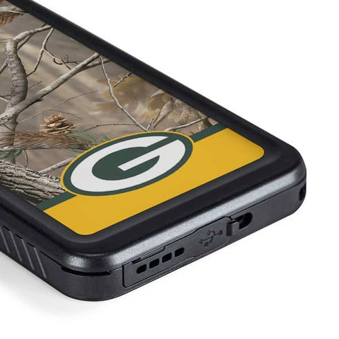 NFL Realtree Camo Green Bay Packers Galaxy S23 Plus Waterproof Case