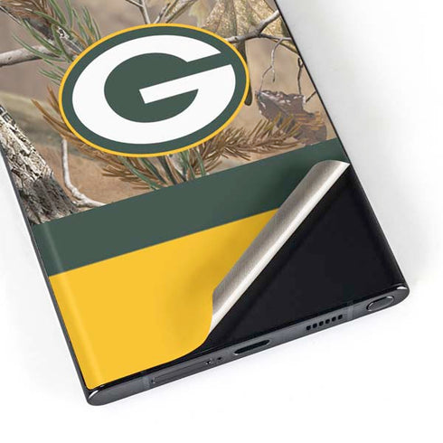 NFL Realtree Camo Green Bay Packers Galaxy S23 Ultra Skin
