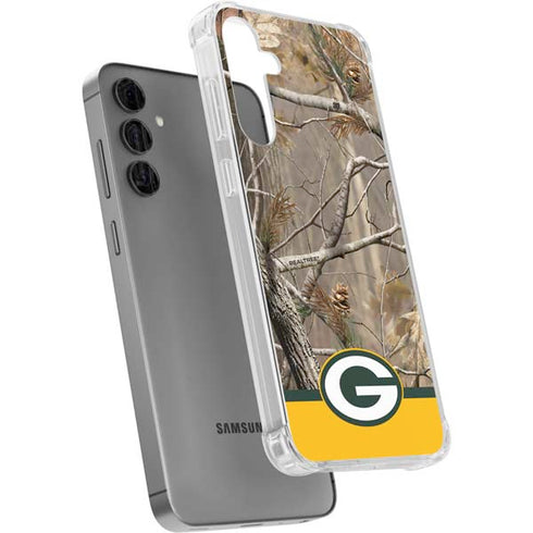 NFL Realtree Camo Green Bay Packers Galaxy S24 Plus Clear Case