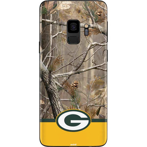 NFL Realtree Camo Green Bay Packers Galaxy S9 Skin