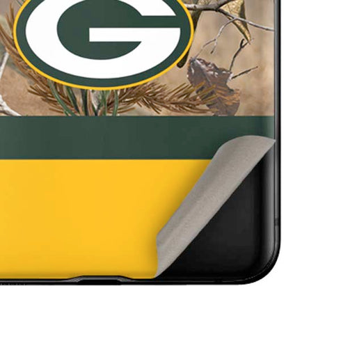 NFL Realtree Camo Green Bay Packers Galaxy Z Flip Skin