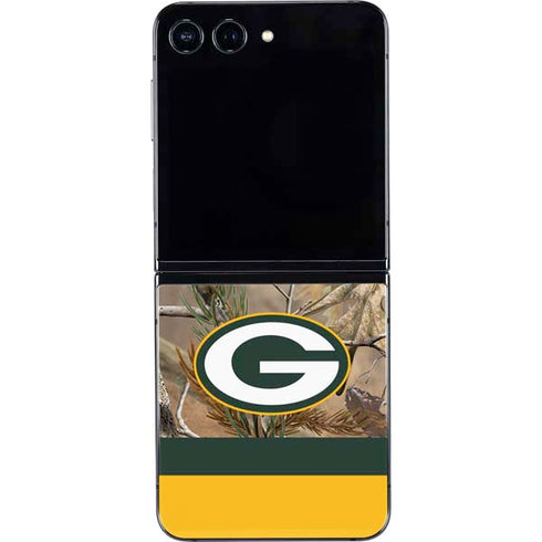 NFL Realtree Camo Green Bay Packers Galaxy Z Flip5 5G Skin