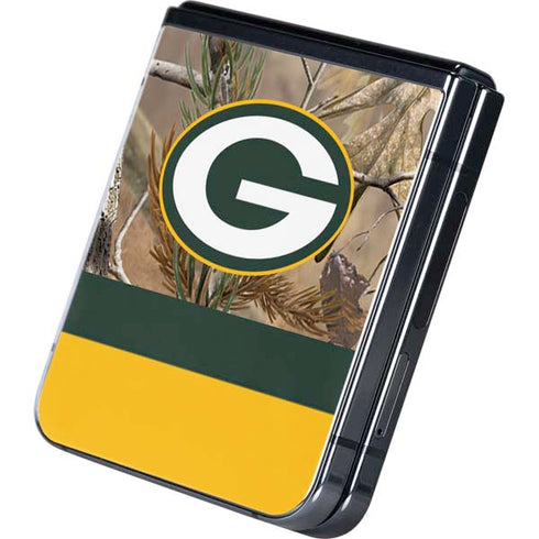 NFL Realtree Camo Green Bay Packers Galaxy Z Flip5 5G Skin