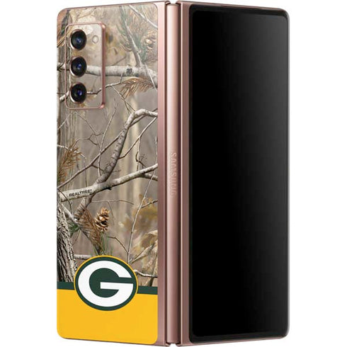 NFL Realtree Camo Green Bay Packers Galaxy Z Fold2 5G Skin
