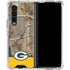 NFL Realtree Camo Green Bay Packers Galaxy Z Fold4 5G Clear Case