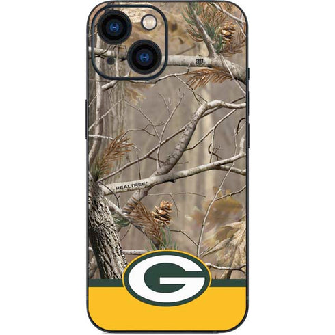 NFL Realtree Camo Green Bay Packers iPhone 13 Mini Skin