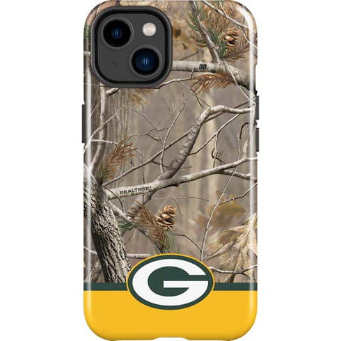 NFL Realtree Camo Green Bay Packers iPhone 15 Plus Impact Case