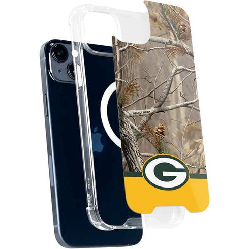 NFL Realtree Camo Green Bay Packers iPhone 15 Plus MagSafe Case