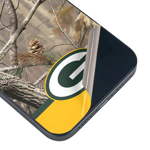NFL Realtree Camo Green Bay Packers iPhone 15 Plus Skin