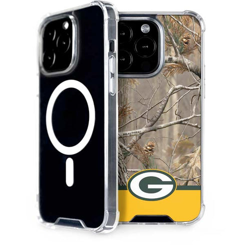 NFL Realtree Camo Green Bay Packers iPhone 15 Pro MagSafe Case