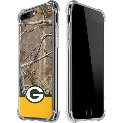 NFL Realtree Camo Green Bay Packers iPhone 7/8 Plus Clear Case