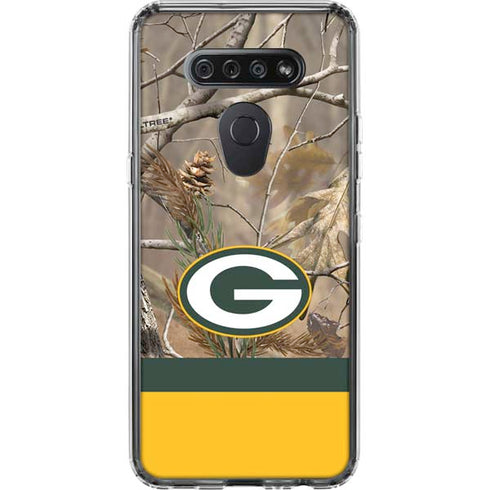 NFL Realtree Camo Green Bay Packers LG K51/Q51 Clear Case